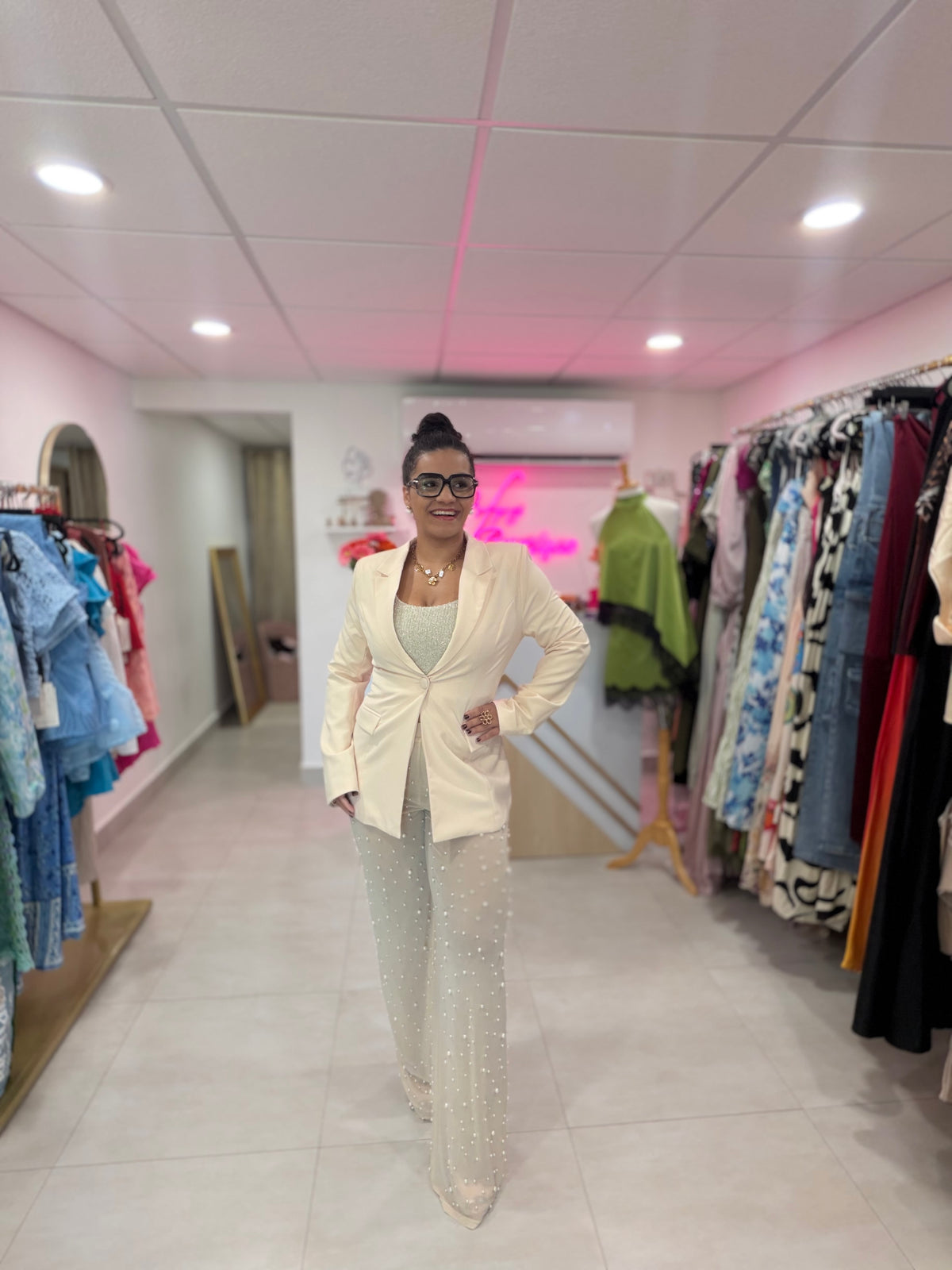 Cream Blazer
