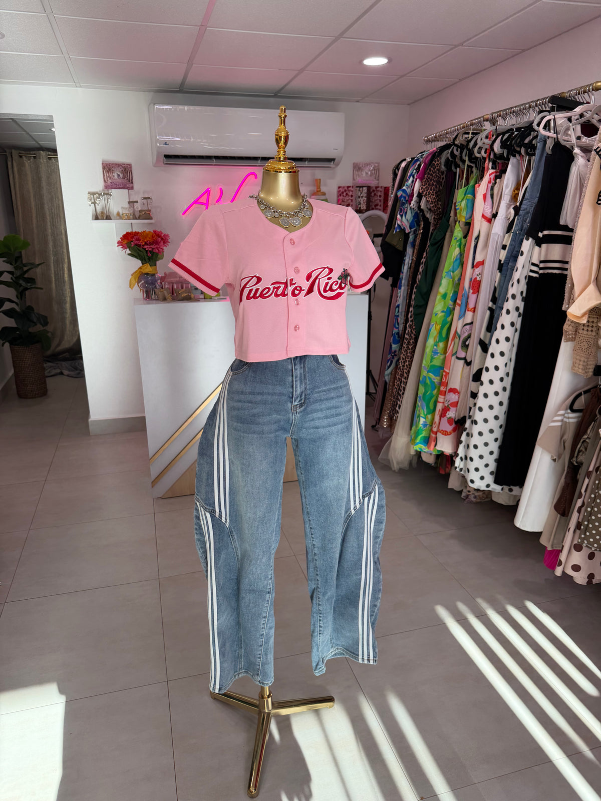 Pink PR Crop Top