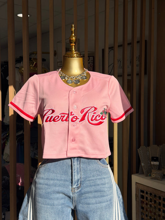 Pink PR Crop Top