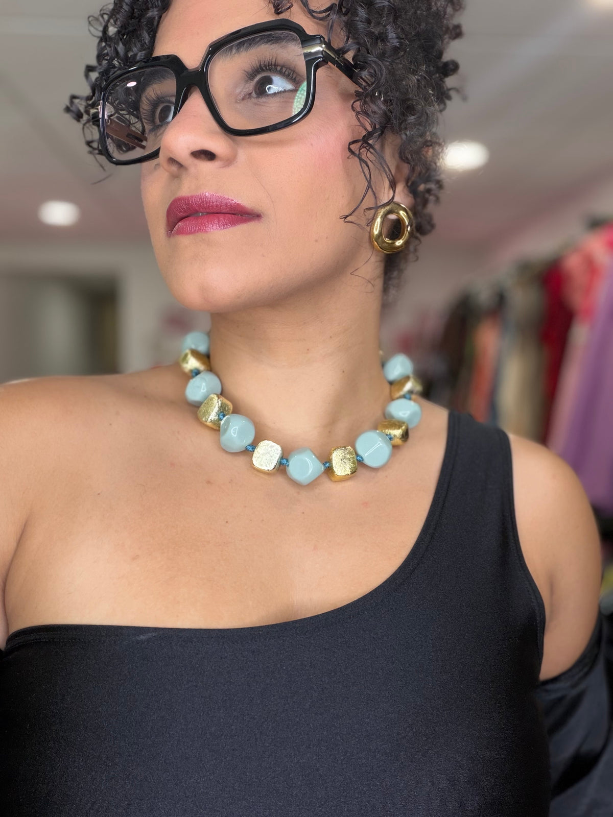 Gold Chunk Necklace