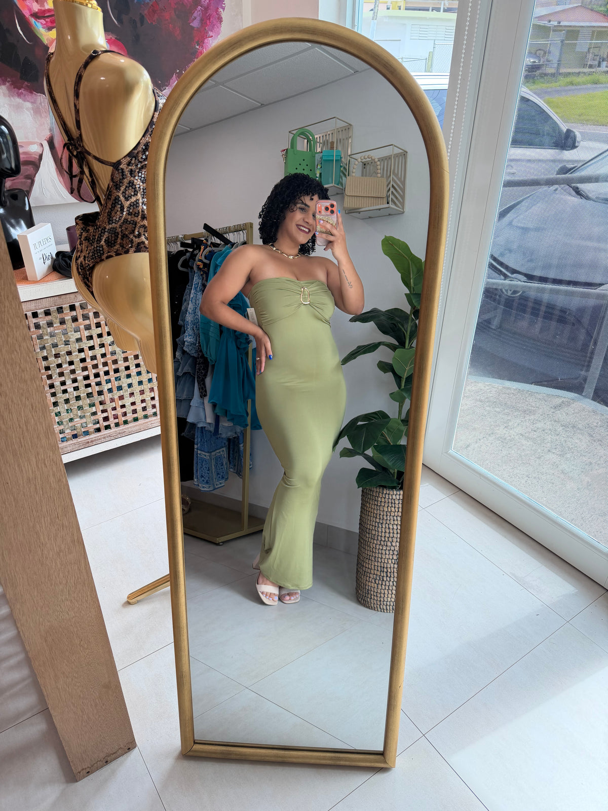 Strapples Long Dress