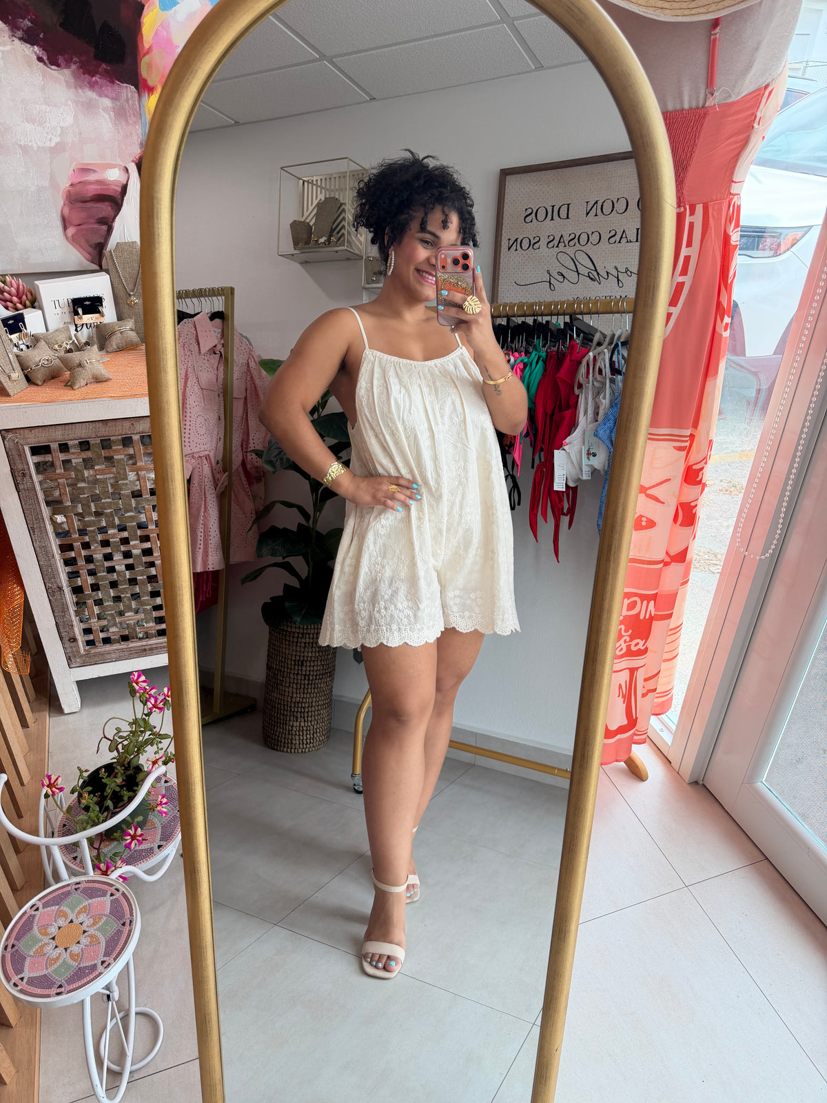 Comfy Cream Romper