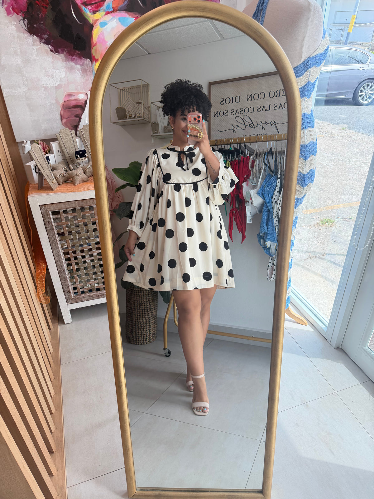Dots Long Sleve dress