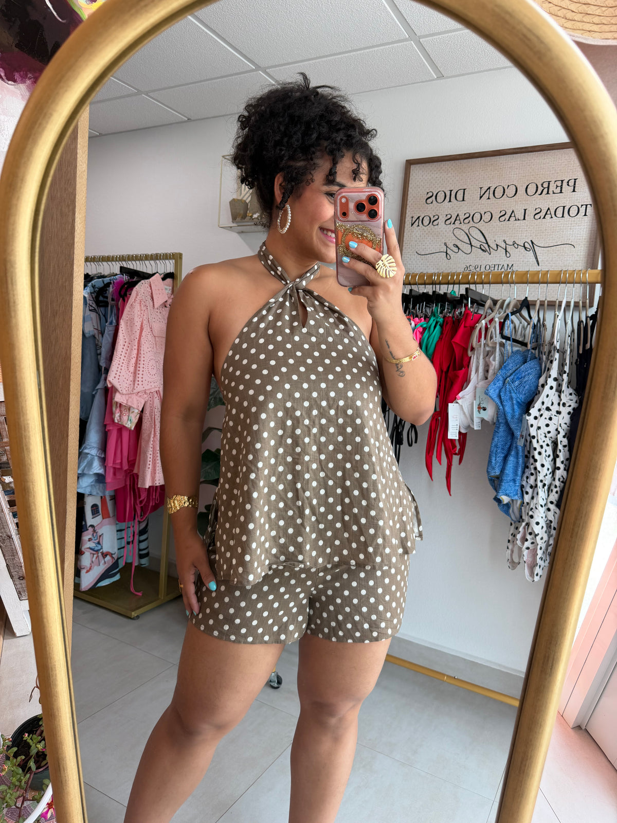 Dots Mocha Set