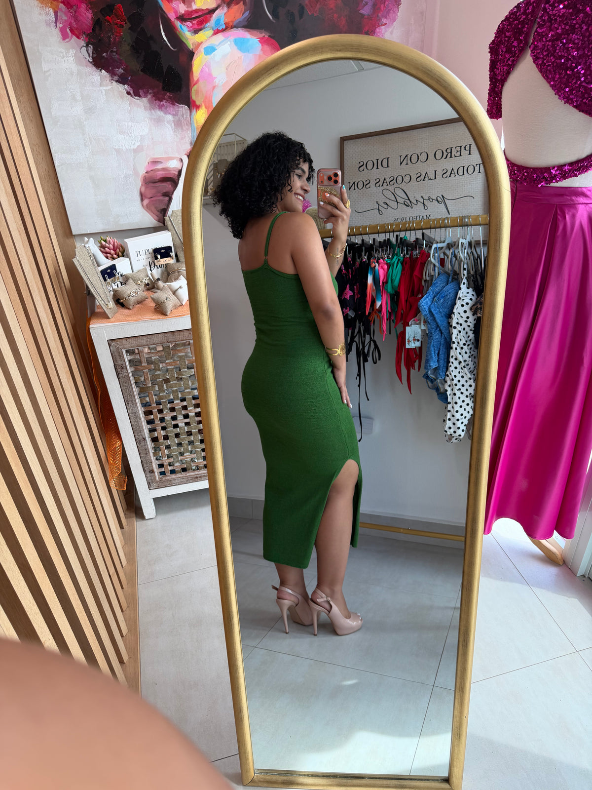 Mable Green Dress