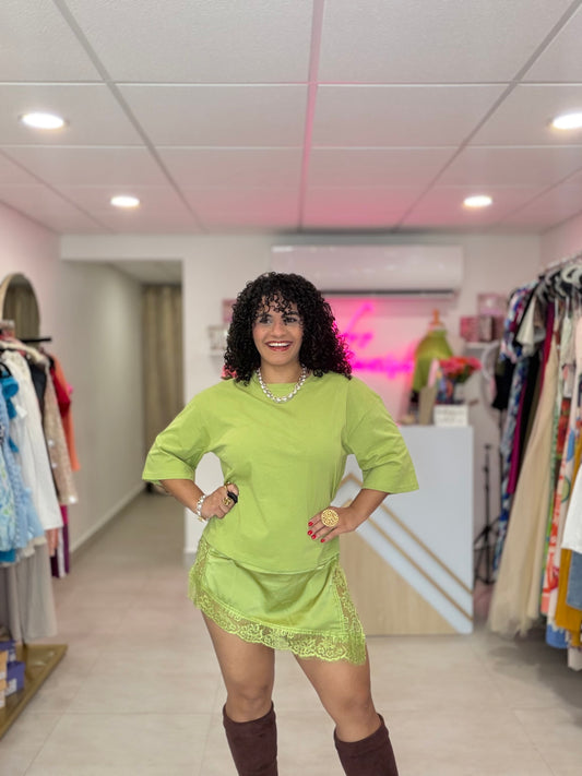 Olive TShirt Dress
