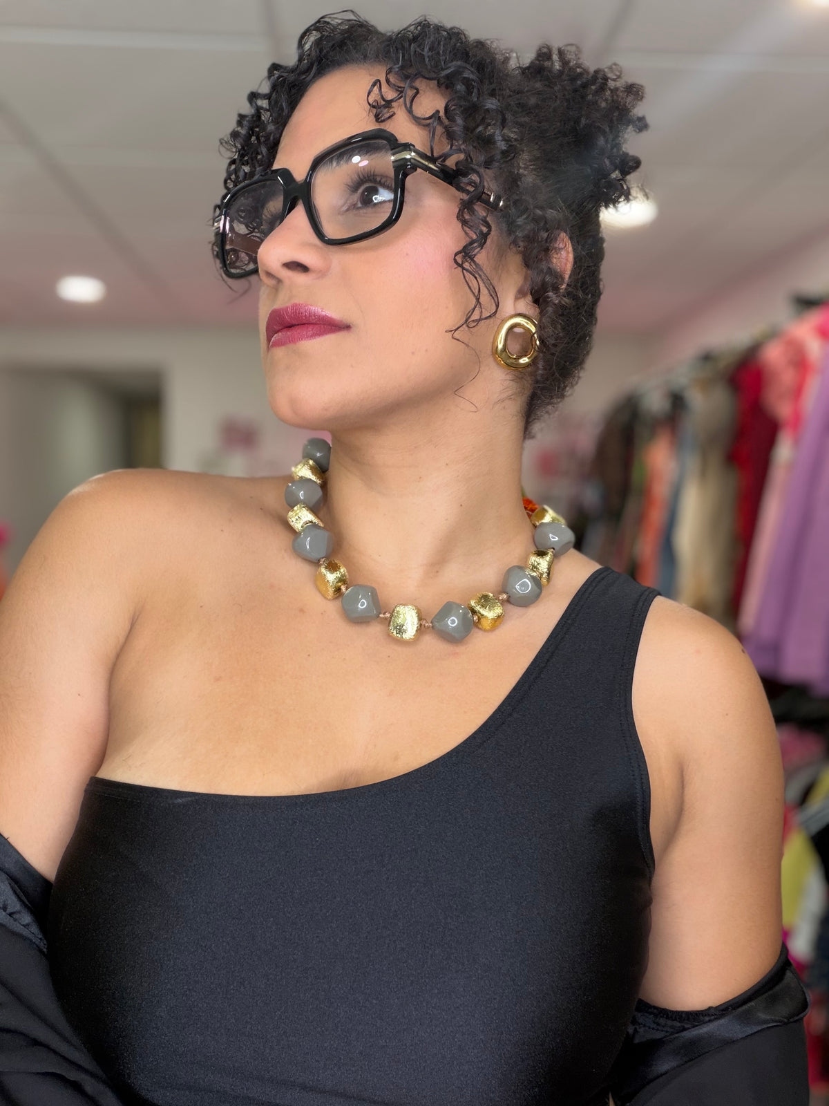 Gold Chunk Necklace