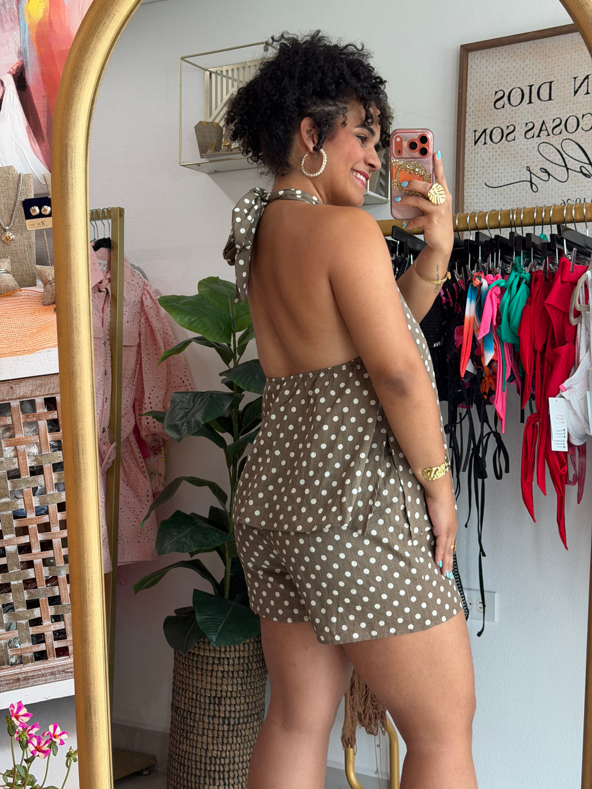 Dots Mocha Set