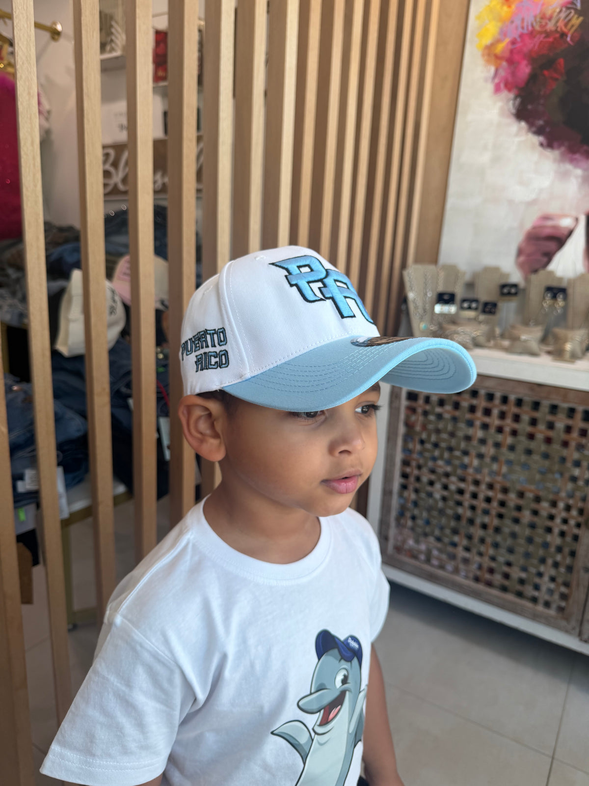 Blue “PR” Cap