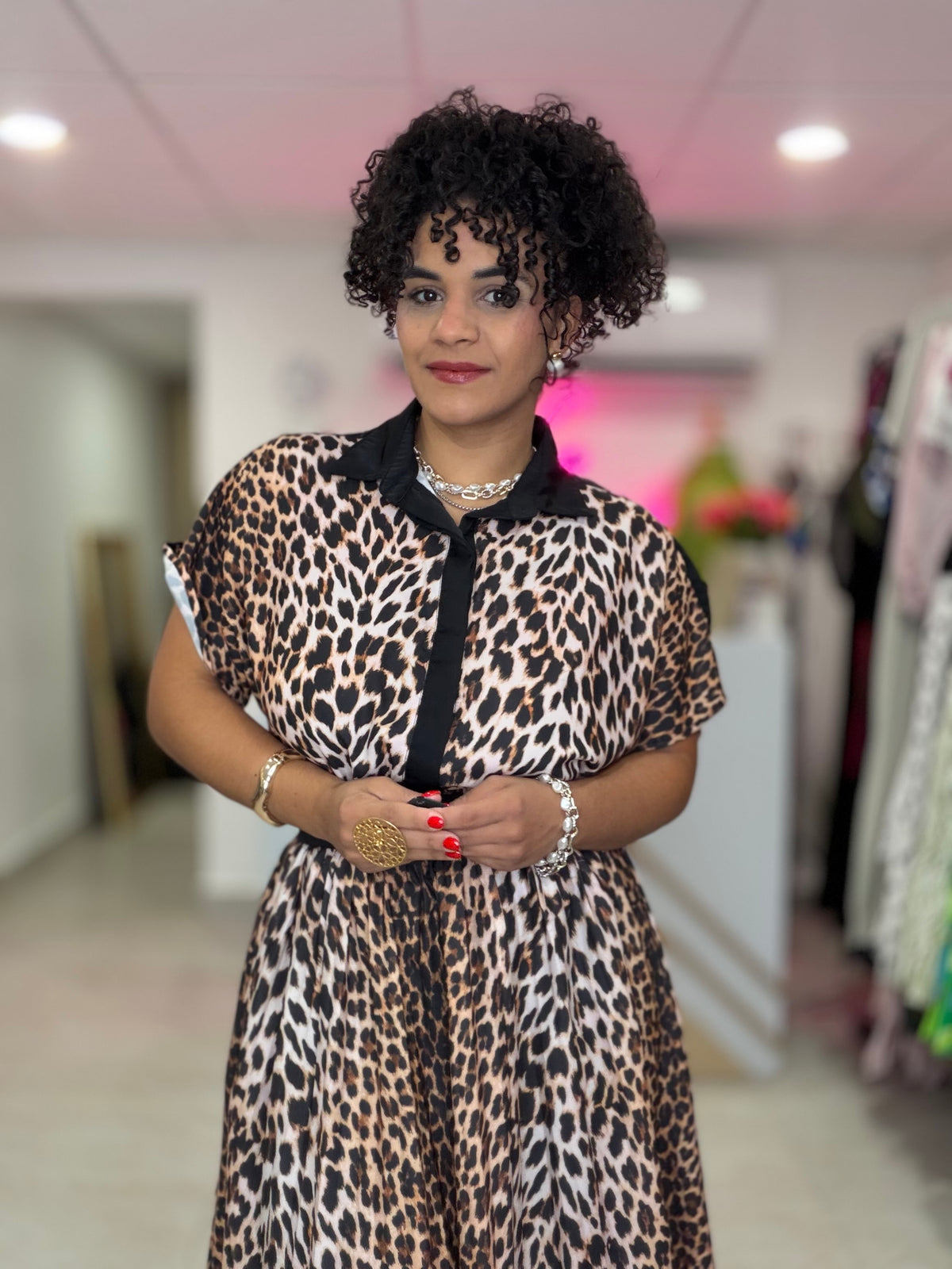 Animal print LC dress