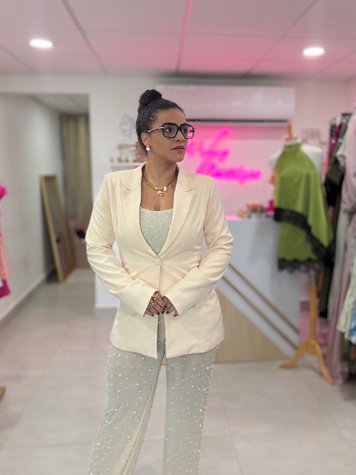 Cream Blazer