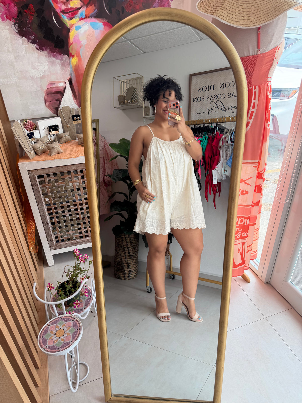 Comfy Cream Romper