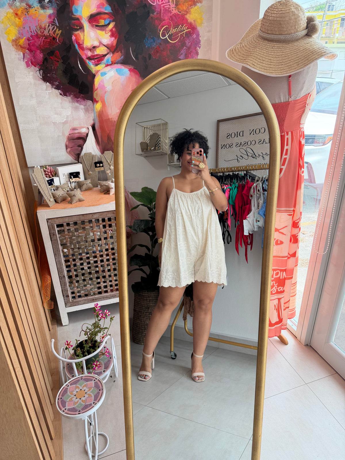 Comfy Cream Romper