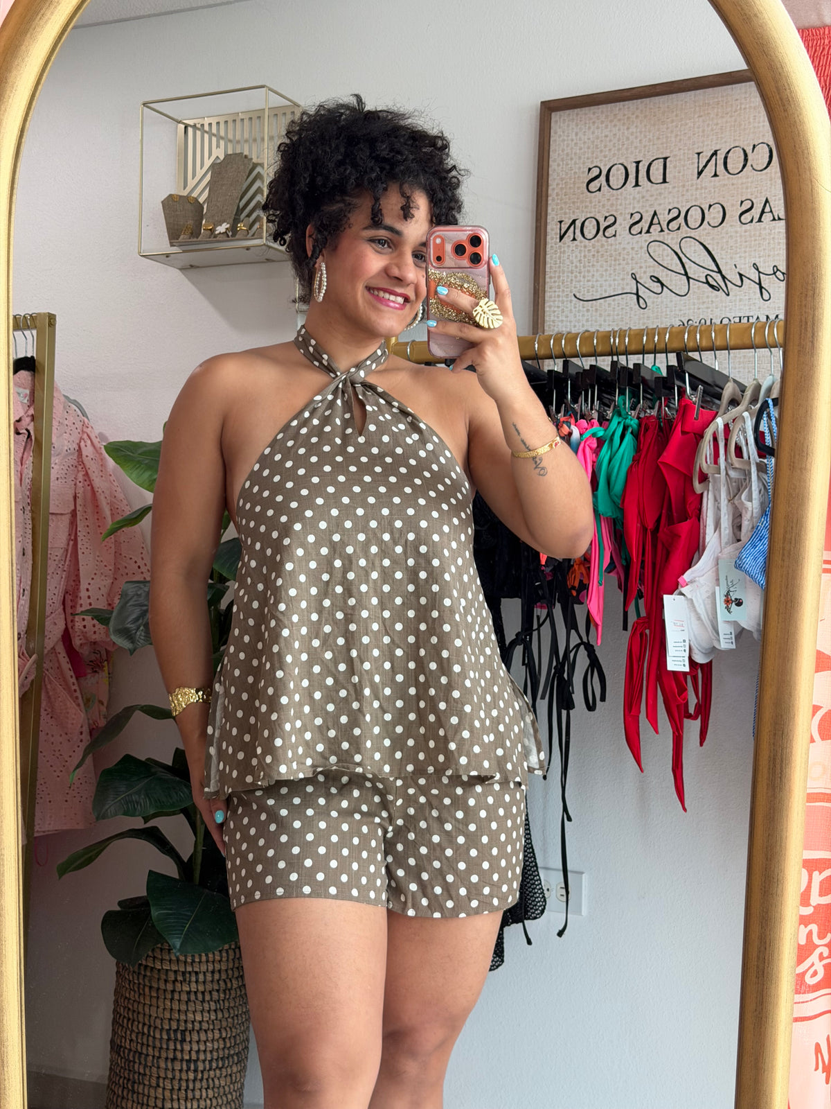 Dots Mocha Set
