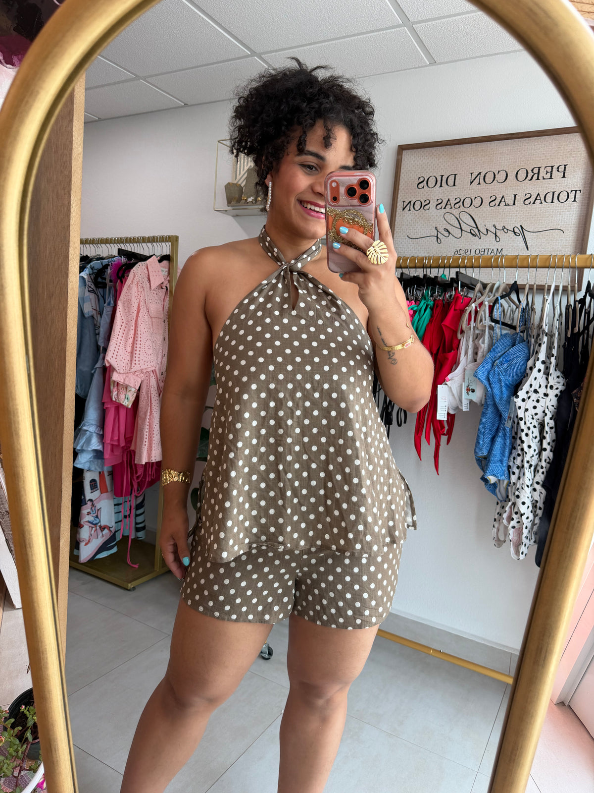 Dots Mocha Set