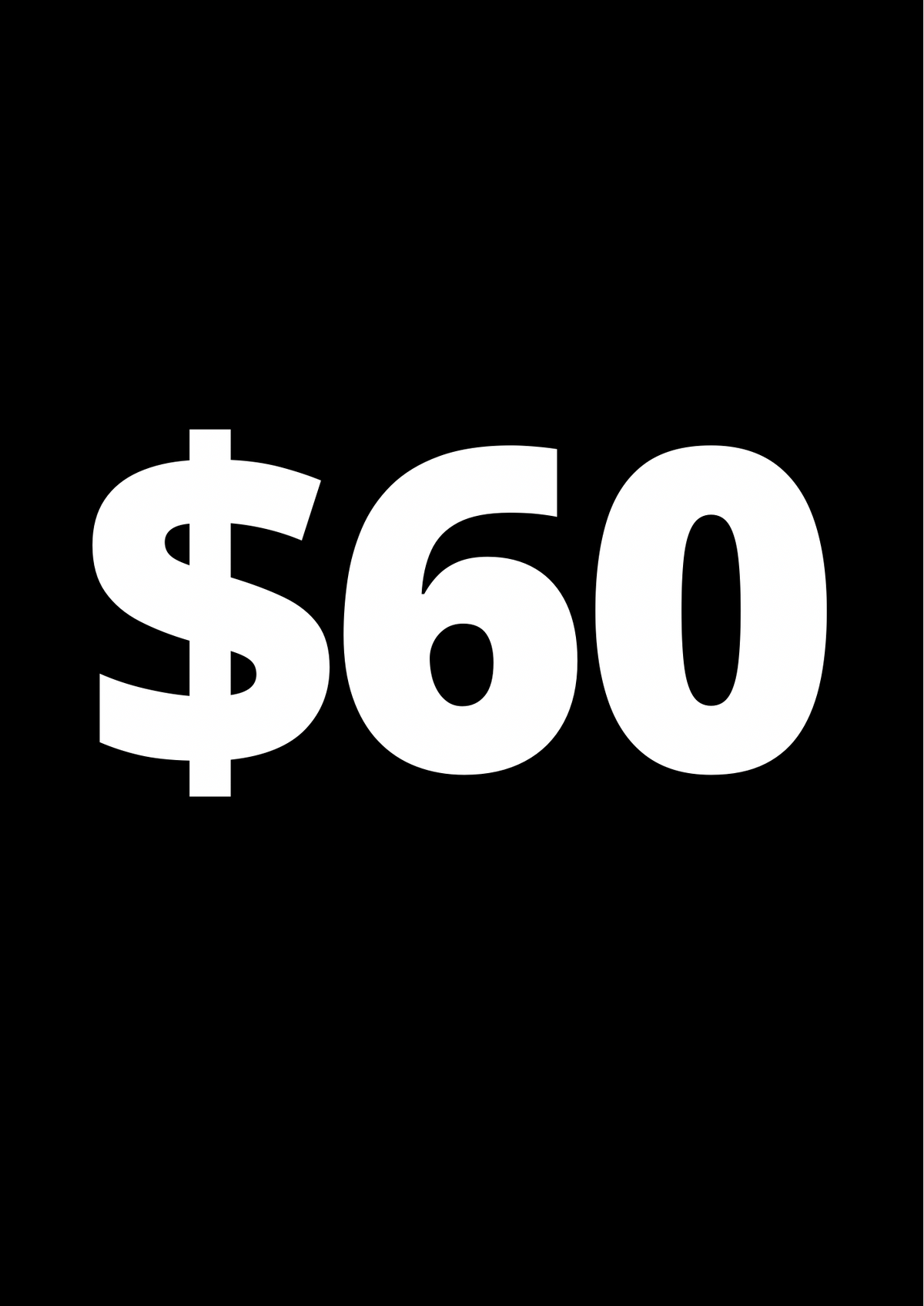 $60
