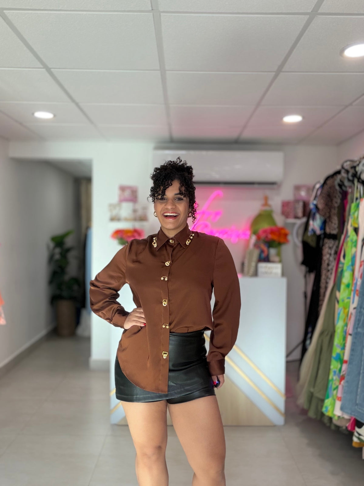 Chocolate Blouse Charm