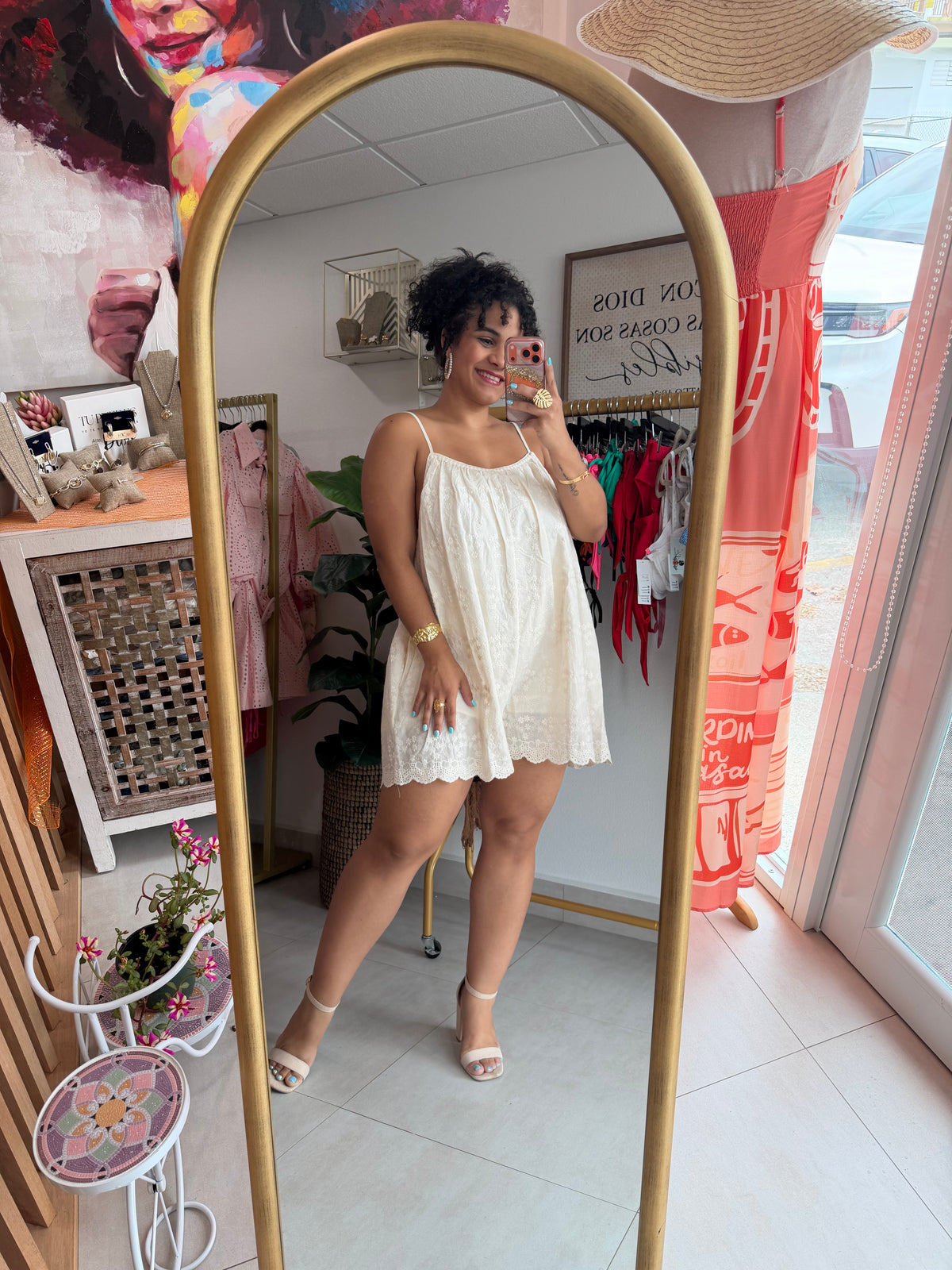 Comfy Cream Romper