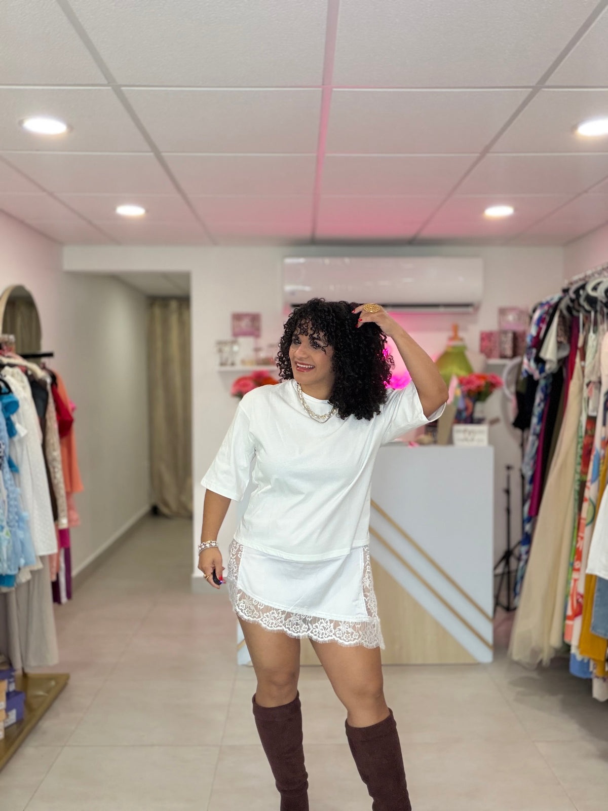 White TShirt Dress
