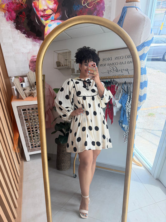 Dots Long Sleve dress