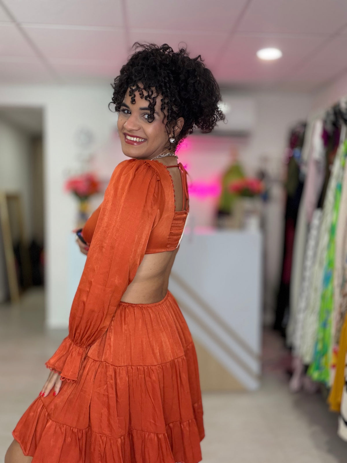 Pumpkin Mini dress