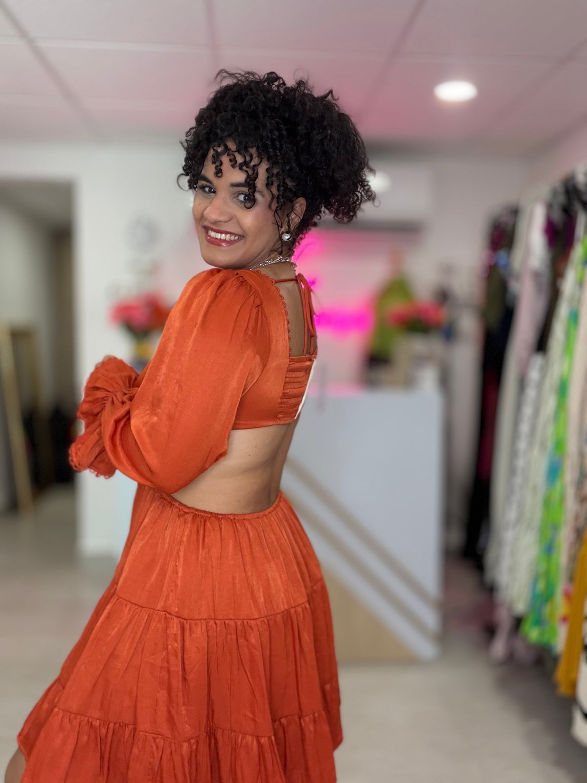 Pumpkin Mini dress