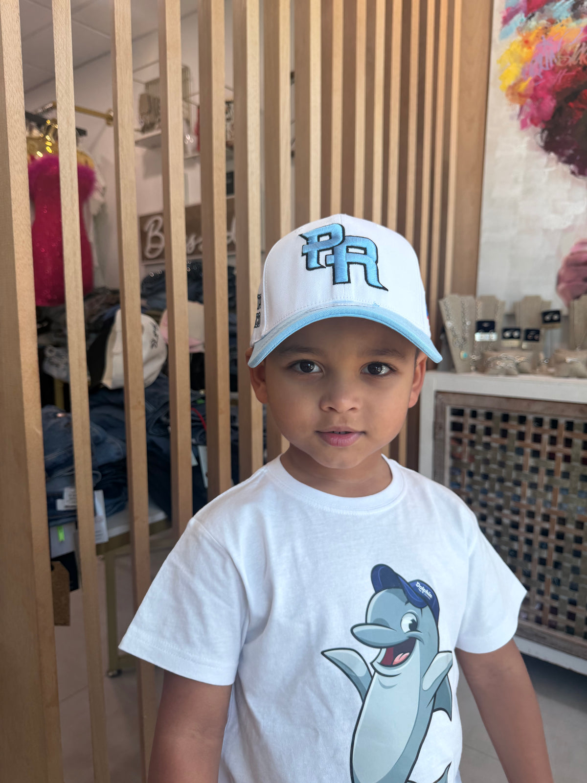 Blue “PR” Cap
