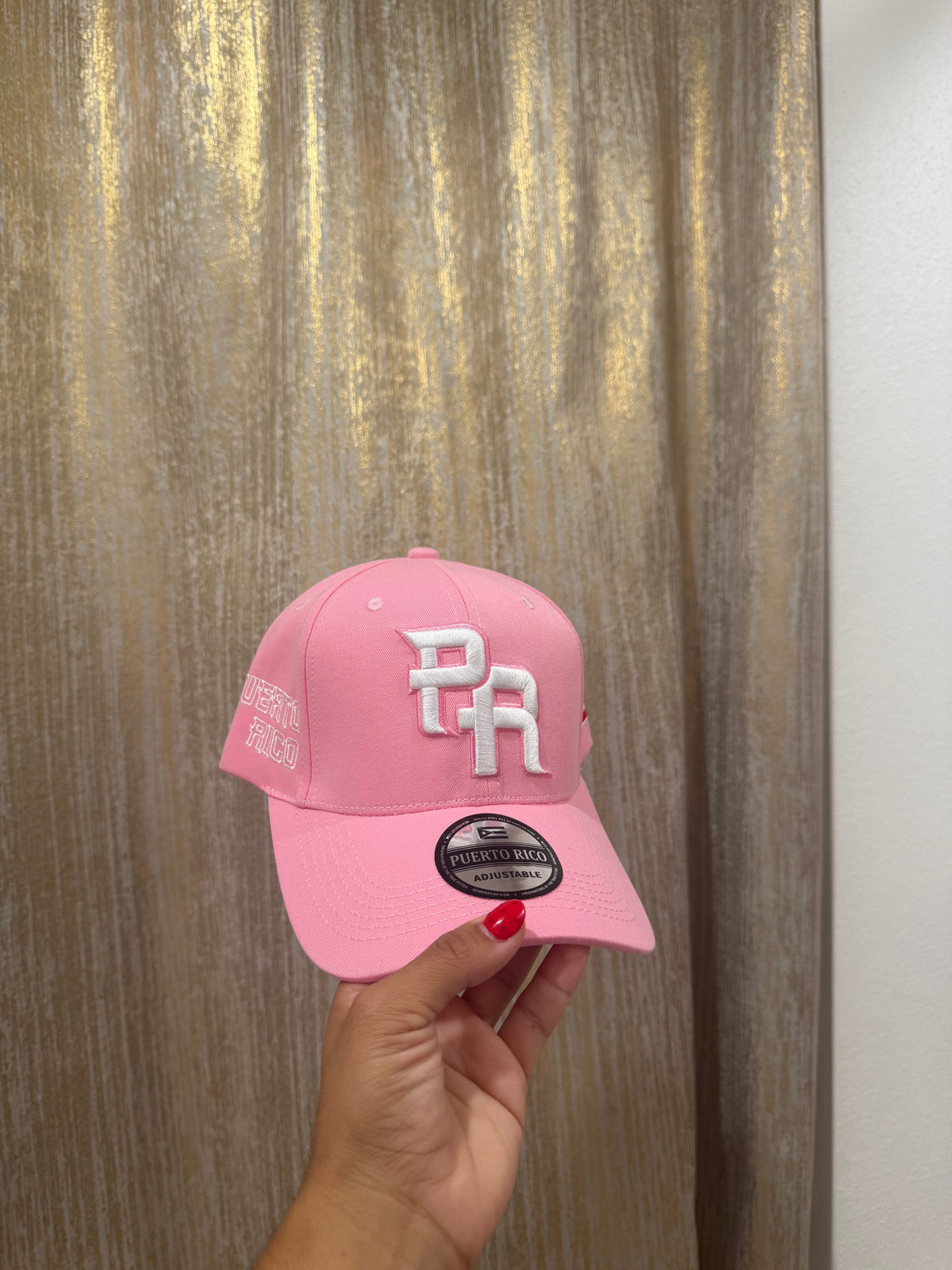Pink “White PR” Cap