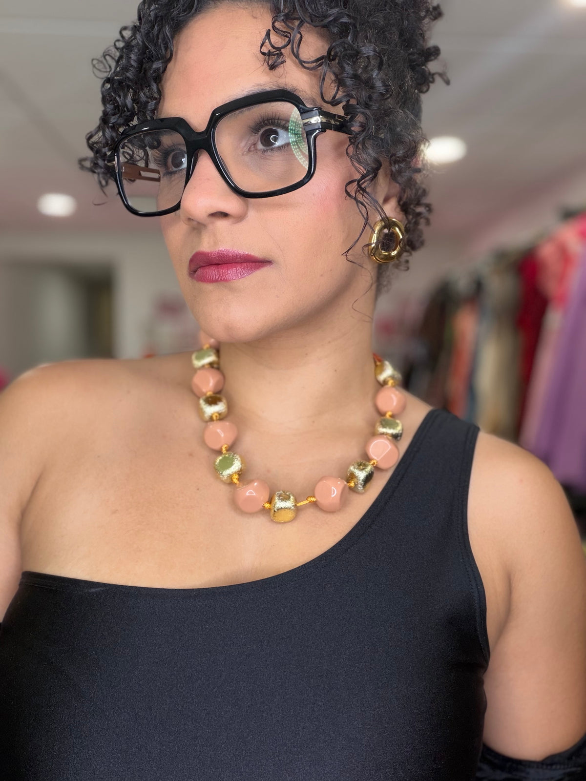 Gold Chunk Necklace