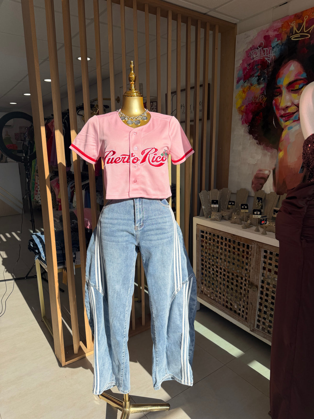 Pink PR Crop Top