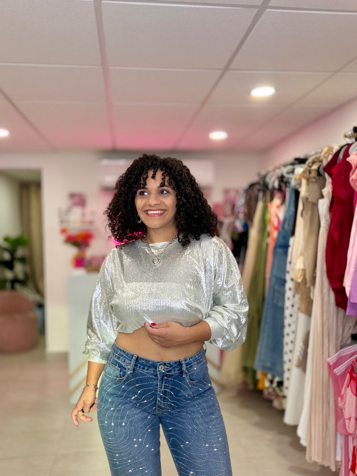 Metalic Blouse