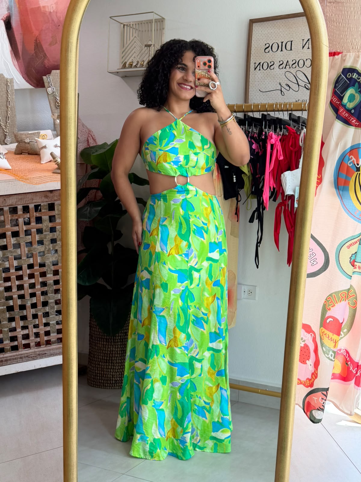 Green Maxi dress