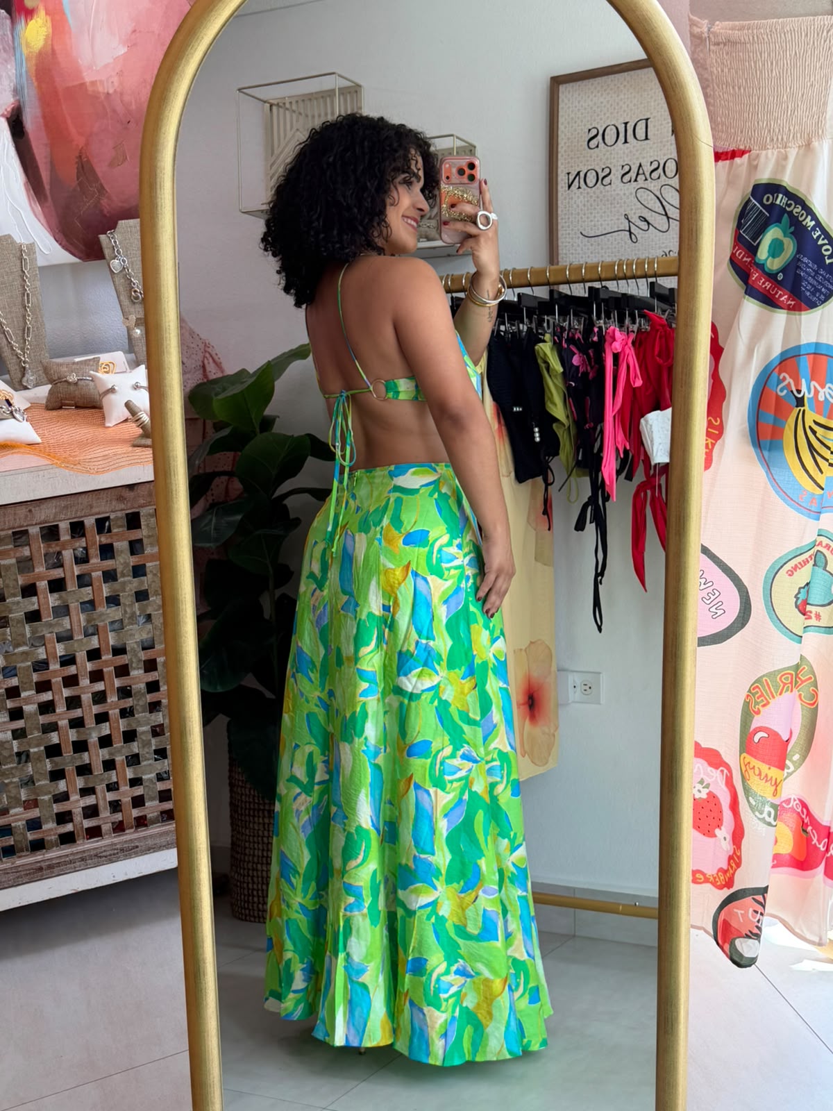 Green Maxi dress