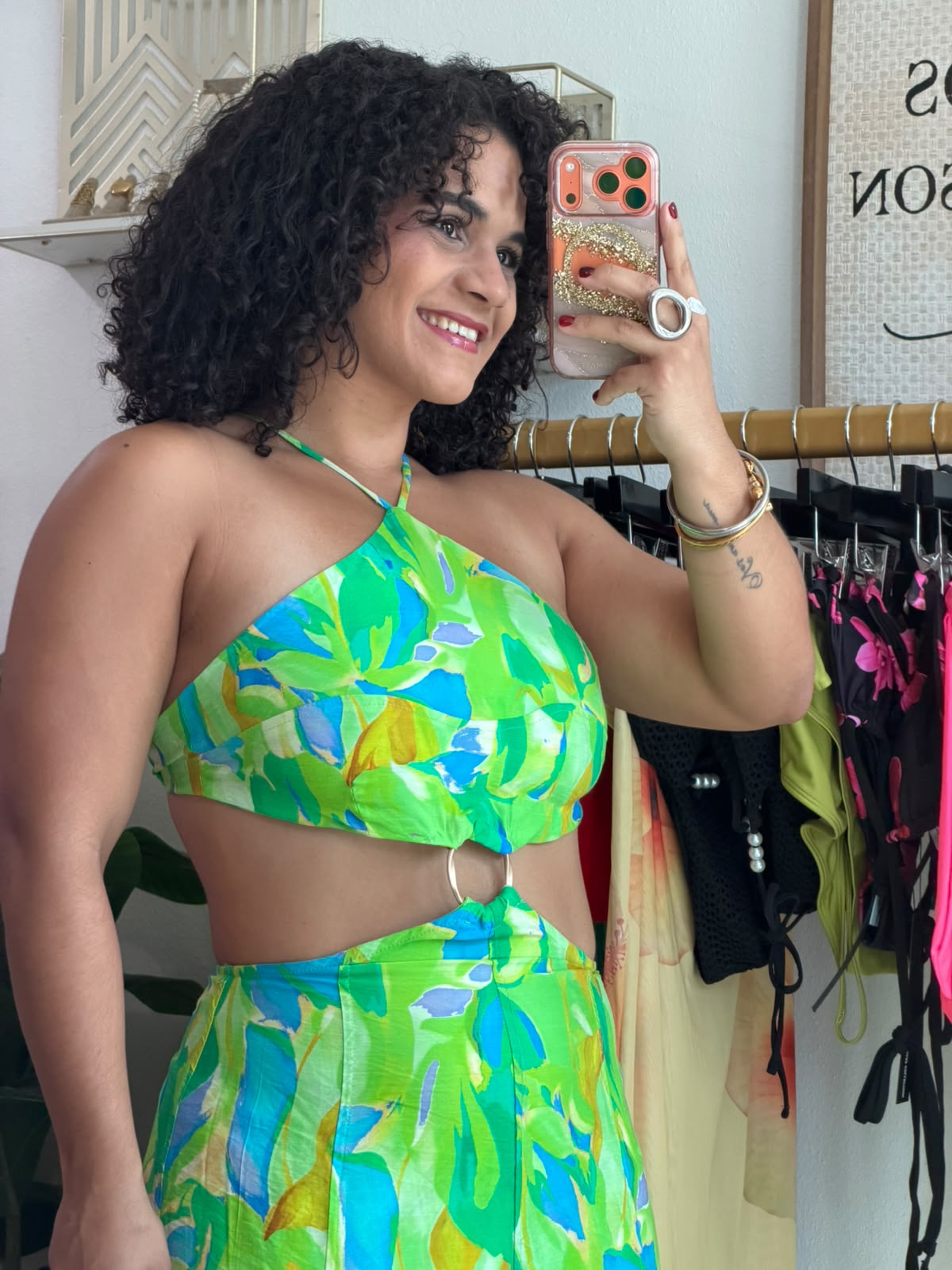 Green Maxi dress