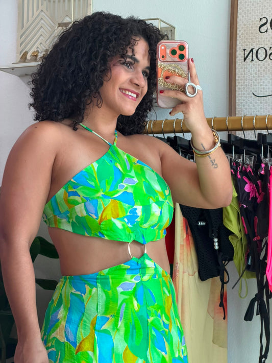 Green Maxi dress