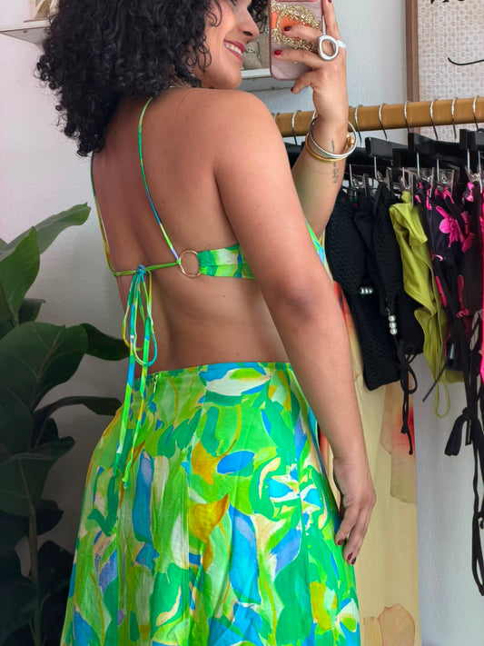 Green Maxi dress