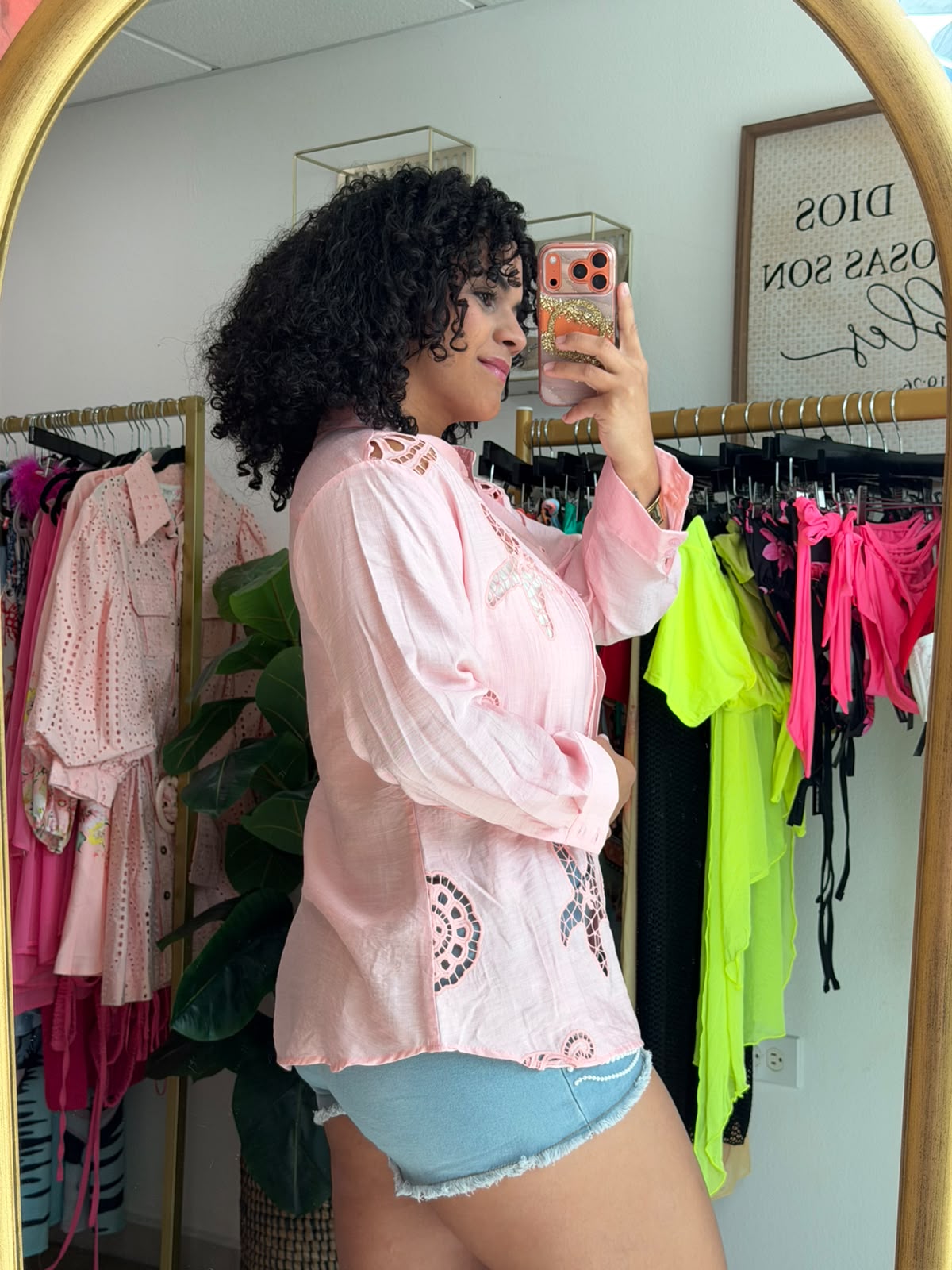 Ocean Blouse (Pink)