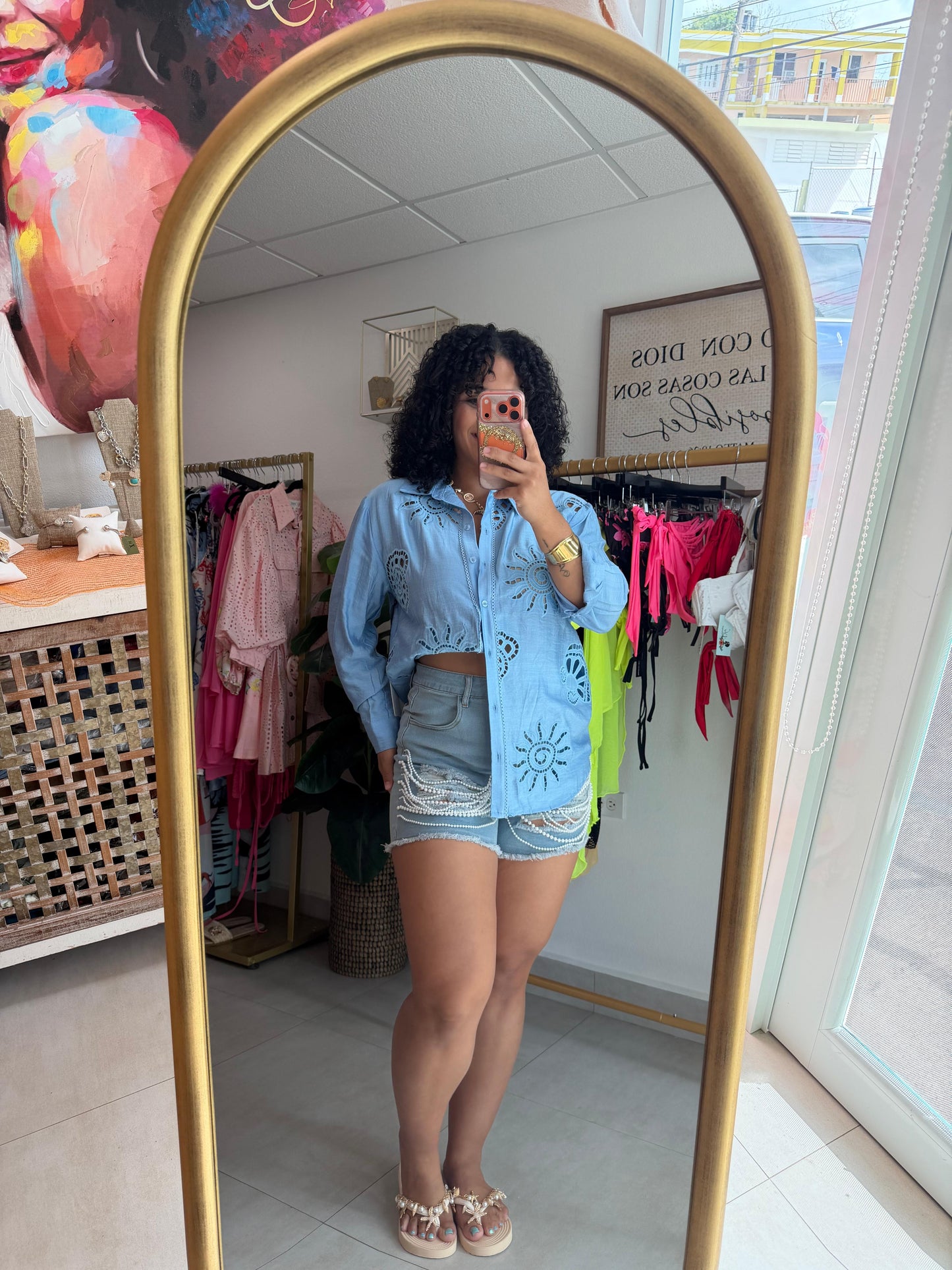 Ocean Blouse (Blue)